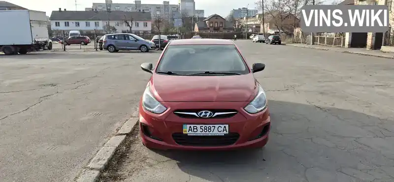 Седан Hyundai Accent 2013 1.4 л. Ручна / Механіка обл. Вінницька, Вінниця - Фото 1/20