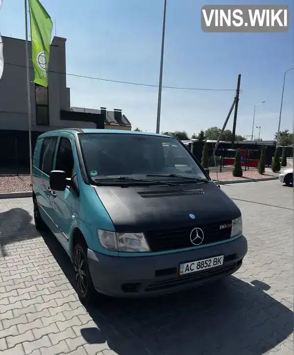 Мінівен Mercedes-Benz Vito 2002 2.15 л. Ручна / Механіка обл. Волинська, Луцьк - Фото 1/20