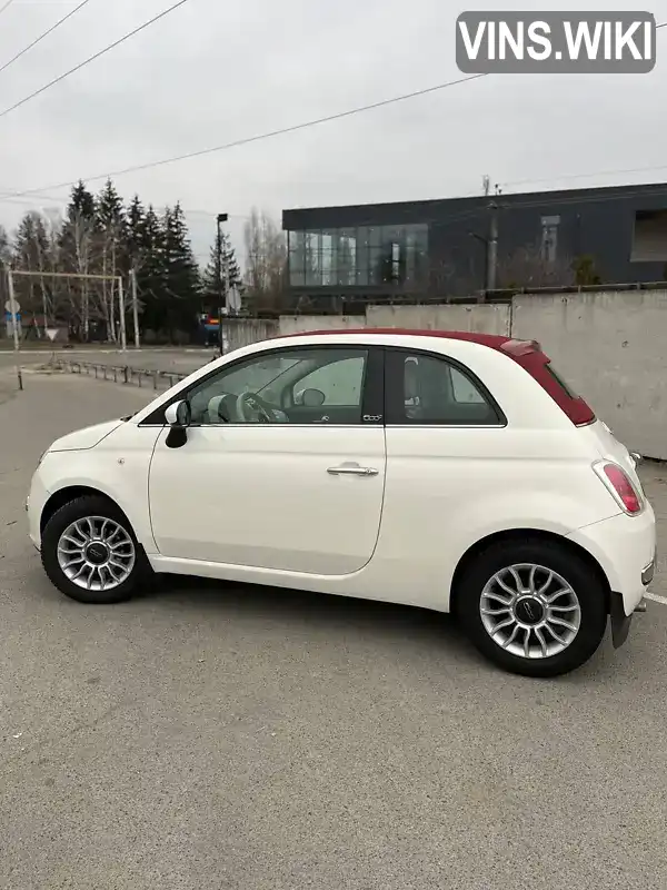 Кабріолет Fiat Cinquecento 2012 1.4 л. Робот обл. Київська, location.city.bilohorodka - Фото 1/15