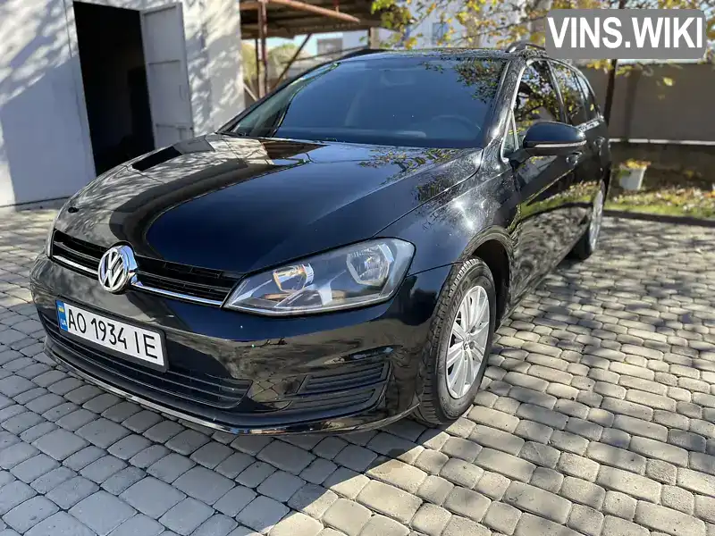 Універсал Volkswagen Golf 2015 1.6 л. Ручна / Механіка обл. Закарпатська, Мукачево - Фото 1/9