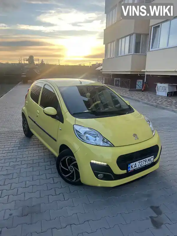 Хетчбек Peugeot 107 2012 1 л. Автомат обл. Київська, Київ - Фото 1/21