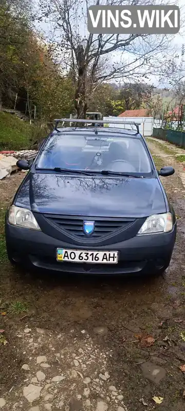 Седан Dacia Logan 2006 1.39 л. Ручна / Механіка обл. Закарпатська, Ужгород - Фото 1/18