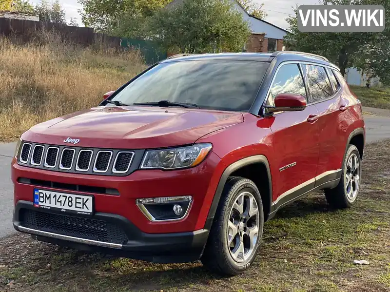 Позашляховик / Кросовер Jeep Compass 2018 2.4 л. Автомат обл. Сумська, Суми - Фото 1/21