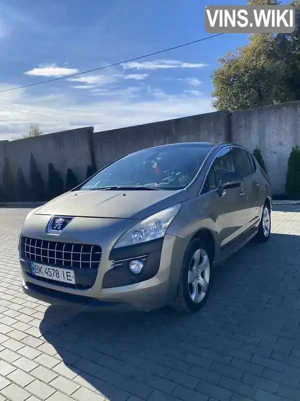 Позашляховик / Кросовер Peugeot 3008 2010 1.6 л. Ручна / Механіка обл. Рівненська, Рівне - Фото 1/11