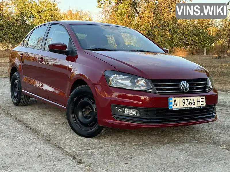 Седан Volkswagen Polo 2017 1.4 л. Автомат обл. Харківська, Зміїв - Фото 1/21