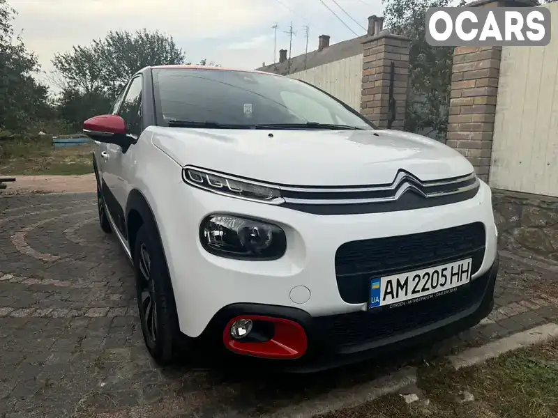 Хэтчбек Citroen C3 2019 1.2 л. Ручная / Механика обл. Житомирская, Андрушевка - Фото 1/17