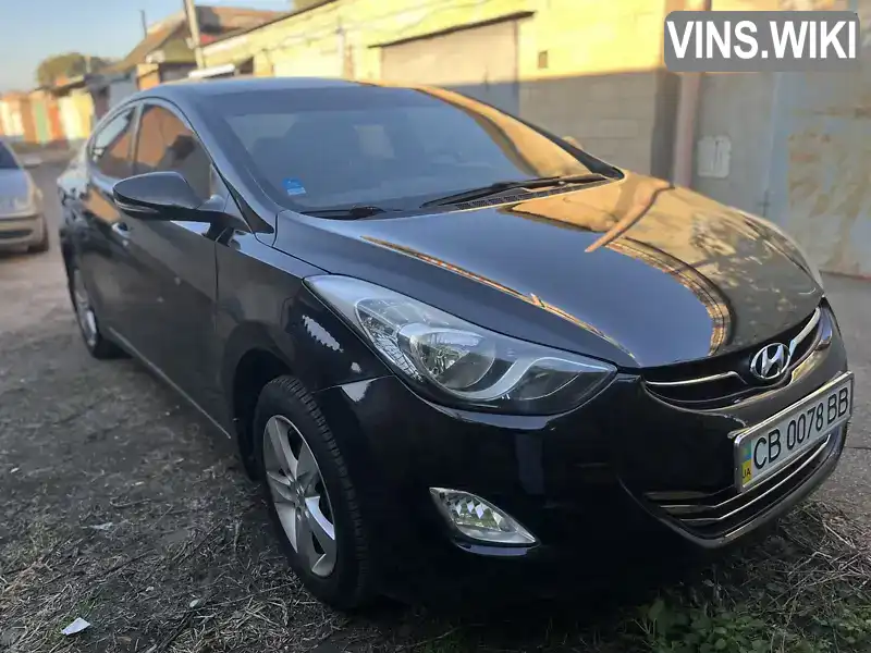 Седан Hyundai Elantra 2013 1.8 л. Ручна / Механіка обл. Чернігівська, Чернігів - Фото 1/21