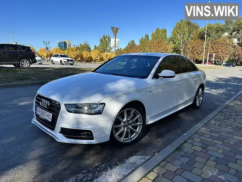 Седан Audi A4 2014 1.98 л. Автомат обл. Запорізька, Запоріжжя - Фото 1/16