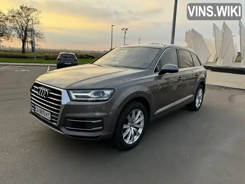 Позашляховик / Кросовер Audi Q7 2016 2.97 л. Автомат обл. Черкаська, Шпола - Фото 1/21