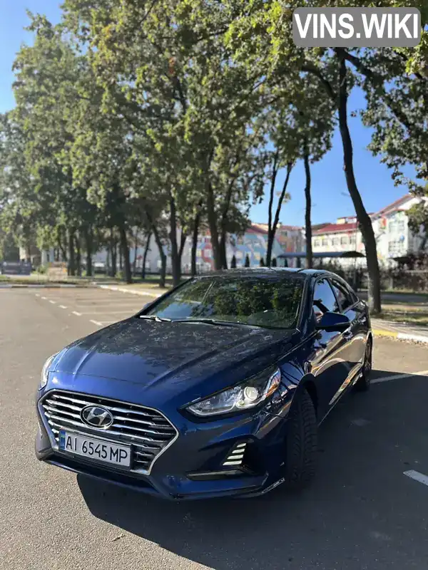 Седан Hyundai Sonata 2018 2.4 л. Автомат обл. Київська, Вишневе - Фото 1/21