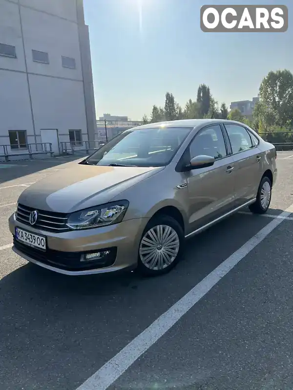 Седан Volkswagen Polo 2019 1.4 л. Ручна / Механіка обл. Київська, Київ - Фото 1/21