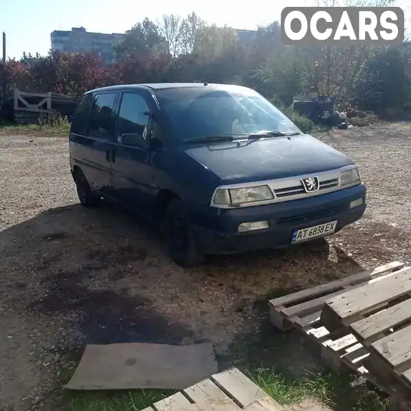 Мінівен Peugeot 806 1995 2 л. Ручна / Механіка обл. Івано-Франківська, Івано-Франківськ - Фото 1/8