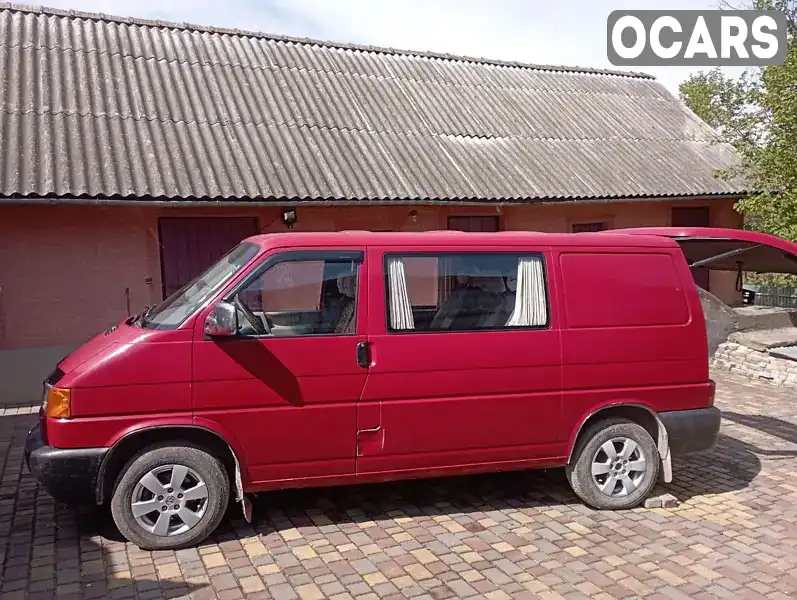 Мінівен Volkswagen Transporter 1998 1.9 л. Ручна / Механіка обл. Тернопільська, location.city.vyshnivets - Фото 1/14