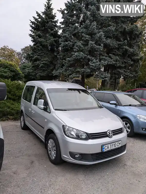 Минивэн Volkswagen Caddy 2011 1.6 л. Ручная / Механика обл. Черкасская, Черкассы - Фото 1/14