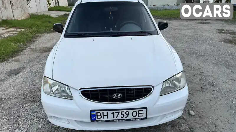 Седан Hyundai Accent 2001 1.5 л. Ручна / Механіка обл. Одеська, Одеса - Фото 1/21