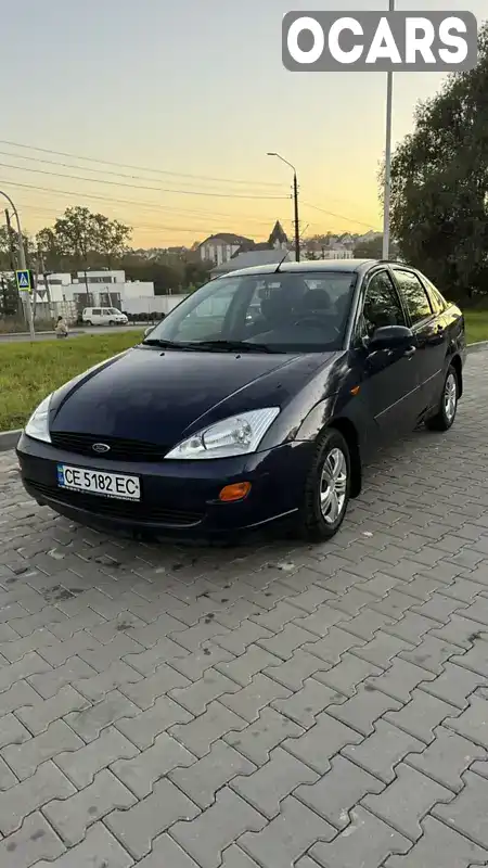 Седан Ford Focus 2001 1.6 л. Ручна / Механіка обл. Чернівецька, Чернівці - Фото 1/19