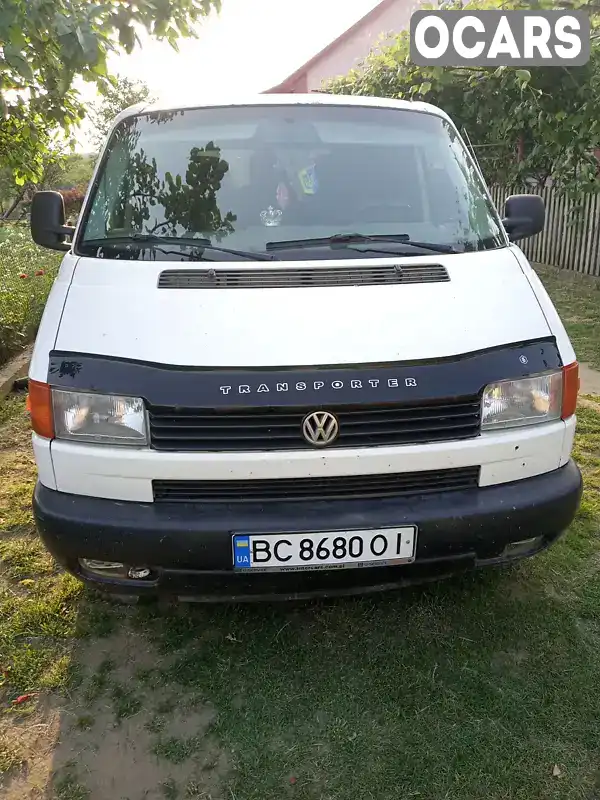 Мінівен Volkswagen Transporter 2001 1.9 л. Ручна / Механіка обл. Львівська, location.city.sudova_vyshnia - Фото 1/13