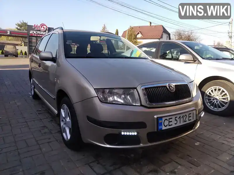 Універсал Skoda Fabia 2004 1.39 л. Ручна / Механіка обл. Чернівецька, Чернівці - Фото 1/21