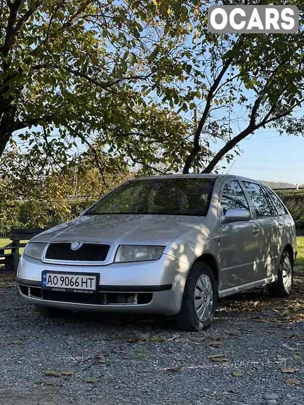 Універсал Skoda Fabia 2001 1.4 л. Ручна / Механіка обл. Закарпатська, Мукачево - Фото 1/6