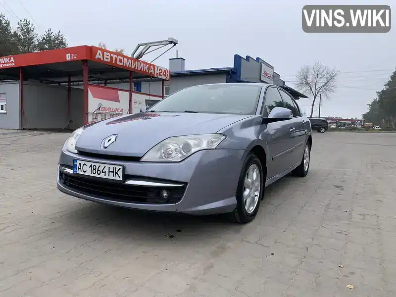 Лифтбек Renault Laguna 2008 2 л. Автомат обл. Волынская, Ковель - Фото 1/21