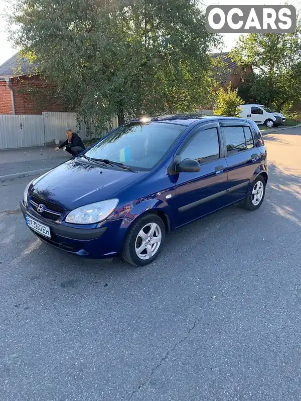 Хетчбек Hyundai Getz 2007 1.09 л. Ручна / Механіка обл. Хмельницька, Хмельницький - Фото 1/11