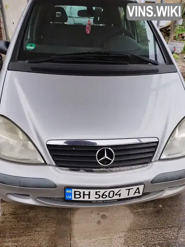 Хетчбек Mercedes-Benz A-Class 2002 1.4 л. Ручна / Механіка обл. Одеська, Ізмаїл - Фото 1/11