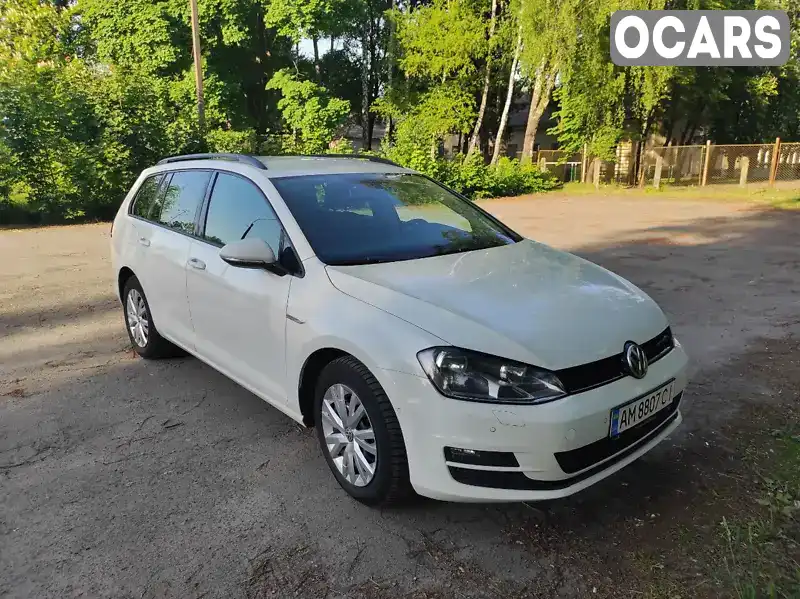 Універсал Volkswagen Golf 2014 1.6 л. Ручна / Механіка обл. Житомирська, Звягель - Фото 1/14