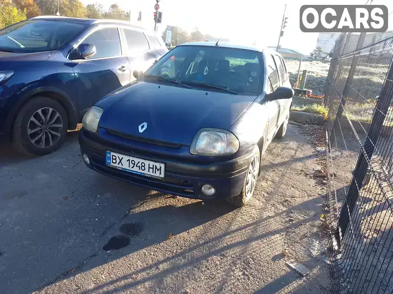 Хетчбек Renault Clio 1999 1.15 л. Ручна / Механіка обл. Хмельницька, Хмельницький - Фото 1/7