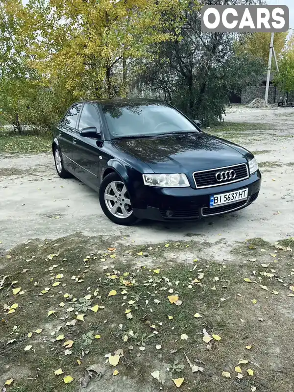 Седан Audi A4 2002 1.6 л. Ручна / Механіка обл. Полтавська, Кременчук - Фото 1/21