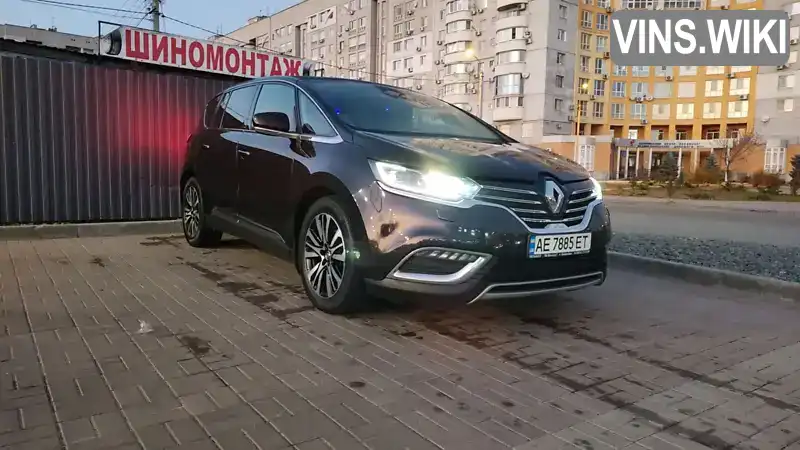 Мінівен Renault Espace 2016 1.6 л. Робот обл. Дніпропетровська, Дніпро (Дніпропетровськ) - Фото 1/21