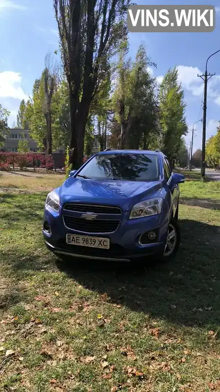 Позашляховик / Кросовер Chevrolet Tracker 2013 1.36 л. Ручна / Механіка обл. Дніпропетровська, Кривий Ріг - Фото 1/20