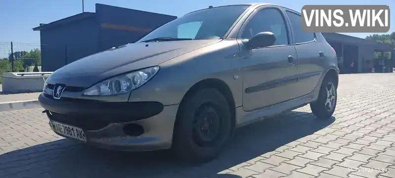 Хетчбек Peugeot 206 1999 1.4 л. Ручна / Механіка обл. Дніпропетровська, Жовті Води - Фото 1/10