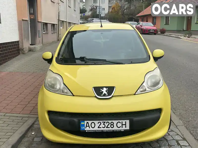 Хетчбек Peugeot 107 2006 1 л. Автомат обл. Закарпатська, Мукачево - Фото 1/10