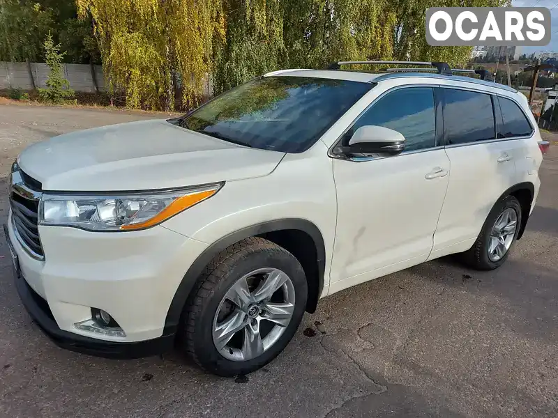 Позашляховик / Кросовер Toyota Highlander 2016 3.5 л. Автомат обл. Полтавська, Полтава - Фото 1/13