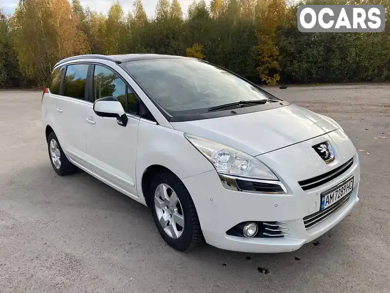 Мікровен Peugeot 5008 2012 1.6 л. Ручна / Механіка обл. Житомирська, Звягель - Фото 1/17