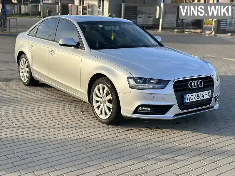 Седан Audi A4 2013 1.98 л. обл. Закарпатська, Мукачево - Фото 1/16