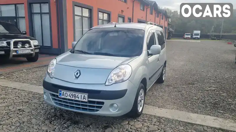 Мінівен Renault Kangoo 2010 1.46 л. Ручна / Механіка обл. Закарпатська, Тячів - Фото 1/16