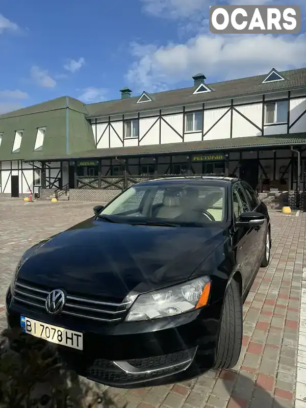 Седан Volkswagen Passat 2012 2.48 л. Автомат обл. Полтавська, Лубни - Фото 1/9