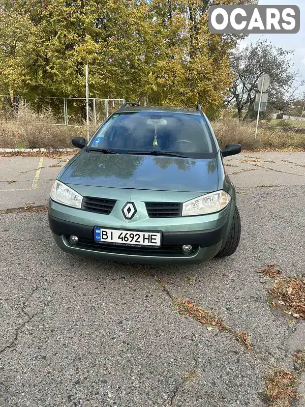 Універсал Renault Megane 2004 1.6 л. Ручна / Механіка обл. Полтавська, Зіньків - Фото 1/9