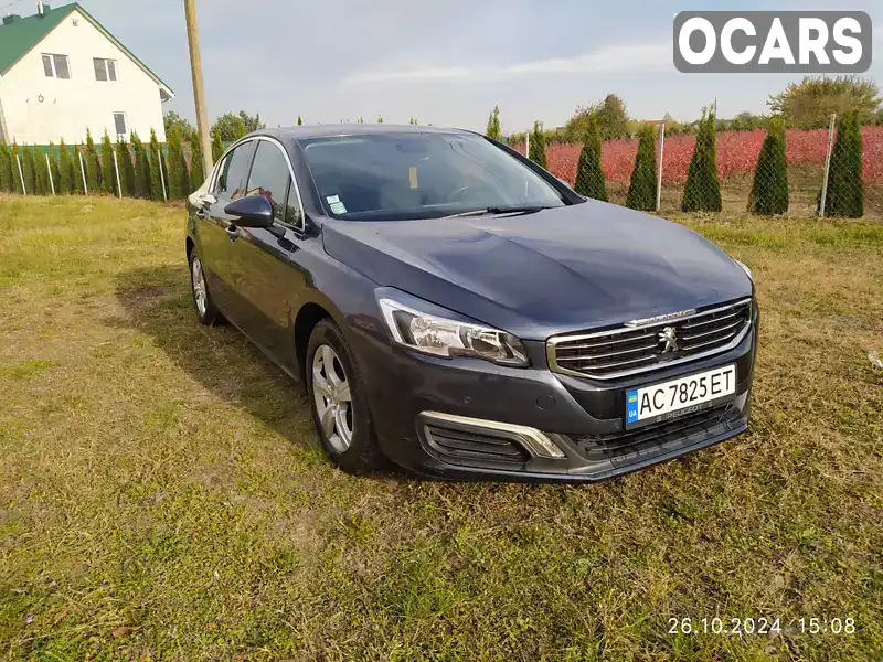 Седан Peugeot 508 2015 1.6 л. Автомат обл. Волынская, Рожище - Фото 1/21