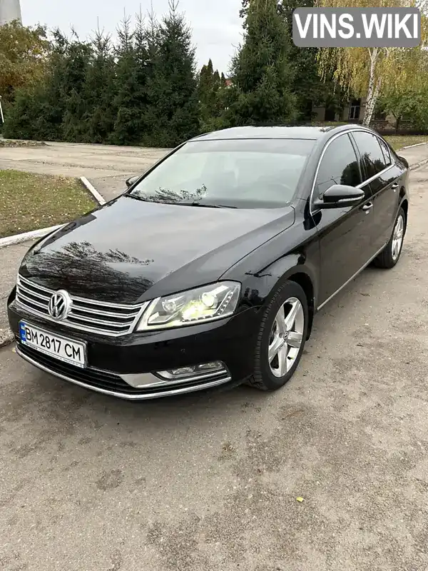 Седан Volkswagen Passat 2012 1.97 л. Робот обл. Сумська, Конотоп - Фото 1/21