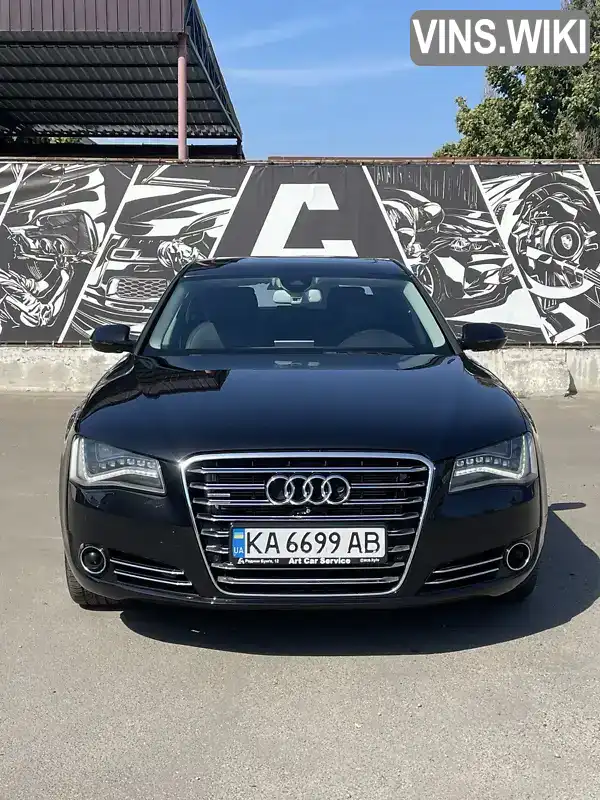 Седан Audi A8 2013 2.97 л. Автомат обл. Київська, Київ - Фото 1/14