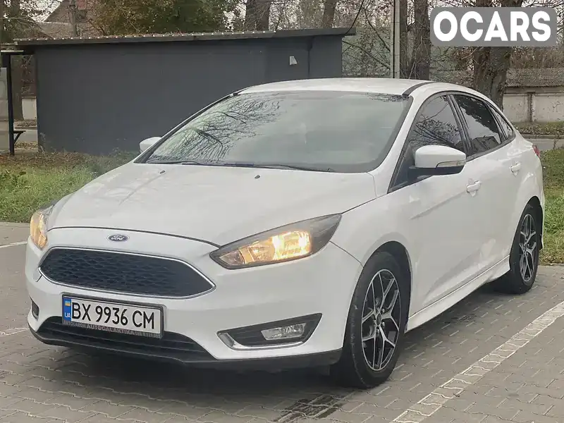 Седан Ford Focus 2016 2 л. Автомат обл. Хмельницкая, Хмельницкий - Фото 1/21