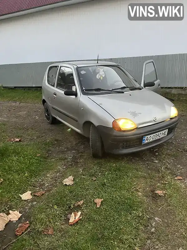 Хэтчбек Fiat Seicento 2001 0.9 л. Ручная / Механика обл. Закарпатская, Ужгород - Фото 1/10