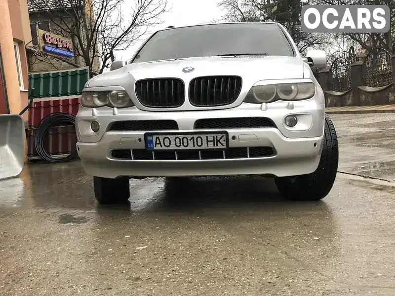 Позашляховик / Кросовер BMW X5 2002 2.98 л. Автомат обл. Закарпатська, Тячів - Фото 1/6