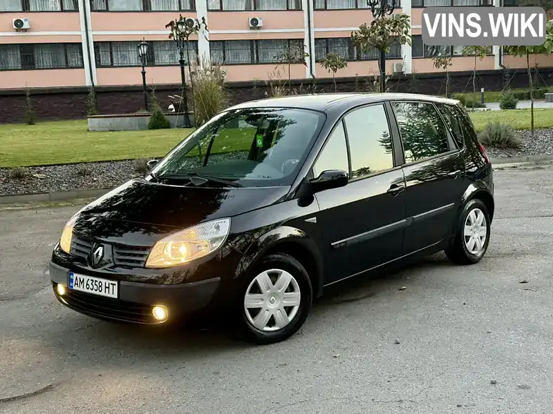 Мінівен Renault Scenic 2005 1.6 л. Ручна / Механіка обл. Житомирська, Звягель - Фото 1/21