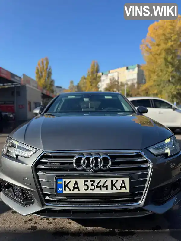 Седан Audi A4 2017 1.98 л. Автомат обл. Київська, Київ - Фото 1/20