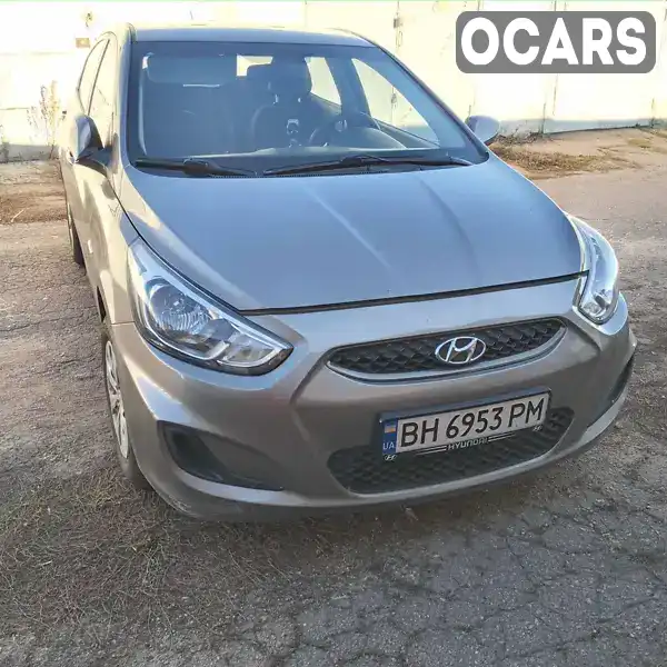 Седан Hyundai Accent 2018 1.37 л. Ручна / Механіка обл. Одеська, Ізмаїл - Фото 1/5