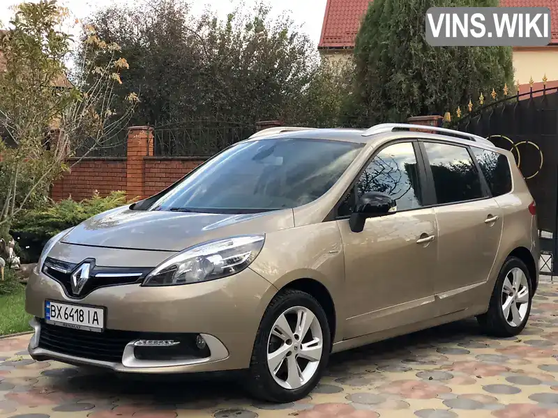 Мінівен Renault Grand Scenic 2015 1.5 л. Ручна / Механіка обл. Хмельницька, Хмельницький - Фото 1/21