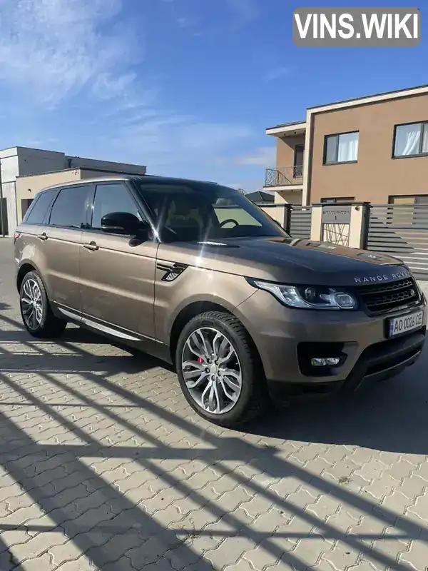 Позашляховик / Кросовер Land Rover Range Rover Sport 2016 4.37 л. Автомат обл. Закарпатська, Ужгород - Фото 1/13